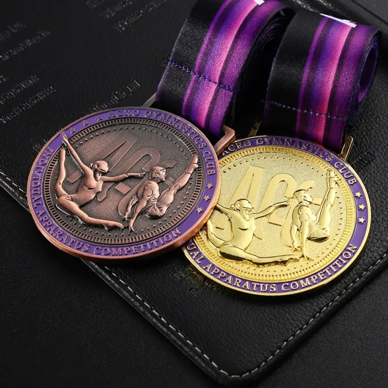1467-6-ACRO Gymnastics Club Single Instrumental Competition Medal