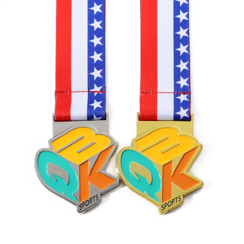 1469-2-QBK Soft Enamel Sports Medal