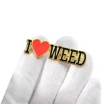 1565-2-Love Baked Paint Shaped Pin