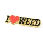 1565-4-Love Baked Paint Shaped Pin