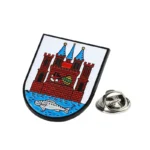 1518-4-Arched House Pattern Badge