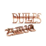 1568-2-Rose Gold Stainless Steel Hollow Pines