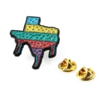 1909-4-Factory Batch Custom Enamel Pins with Butterfly Buckle
