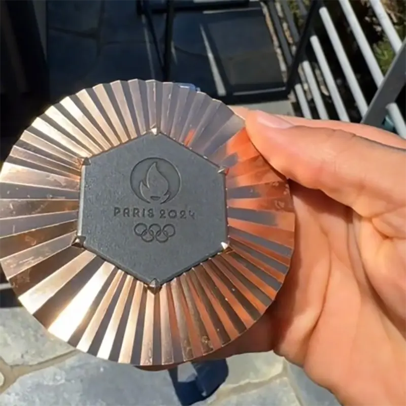 The back of the medal
