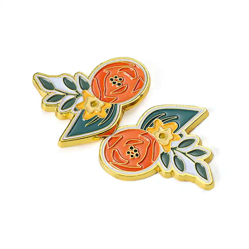 1785-3-Fruit Baked Paint Shaped Magnetic Badges