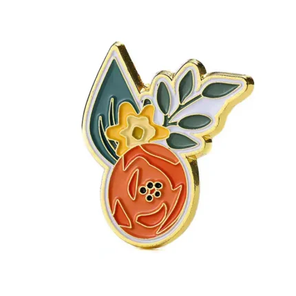 1785-5-Fruit Baked Paint Shaped Magnetic Badges