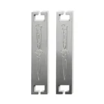 3002-1-Rectangular Antique Silver Dagger Pattern Unique Bookmark