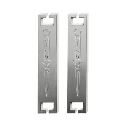 3002-1-Rectangular Antique Silver Dagger Pattern Unique Bookmark