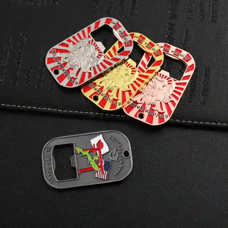 3562-8-3D Enamel Zinc Alloy Bottle Opener