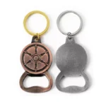 2101-3-3D Relief Boat Rudder Antique Silver Red Antique Copper Bottle Opener
