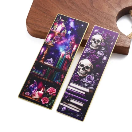 3009-1-UV printing flowers dream bookshelf ruler bookmark
