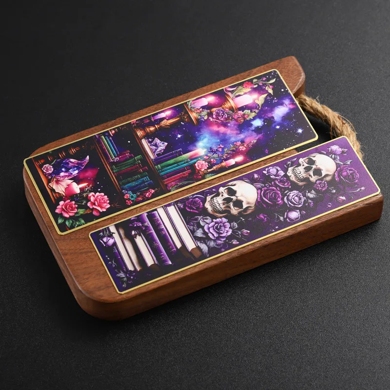3009-7-UV printing flowers dream bookshelf ruler bookmark