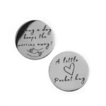 2651-2-Stainless steel commemorative coins electroplated with silver