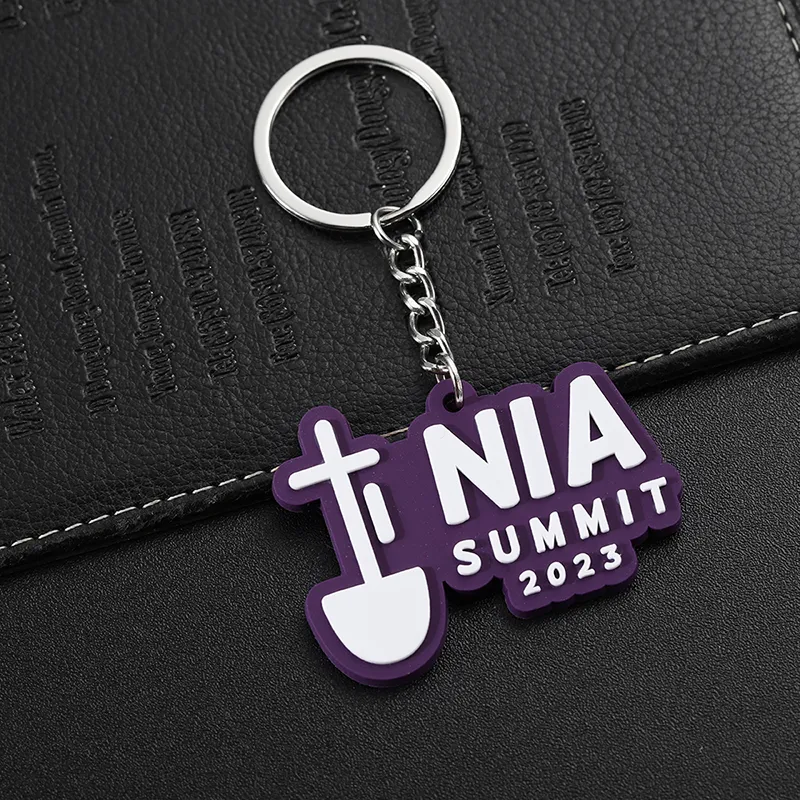 2452-5-Irregular letter namesCustomized PVC keychain