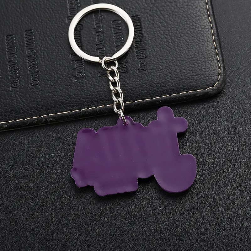 2452-6-Irregular letter namesCustomized PVC keychain