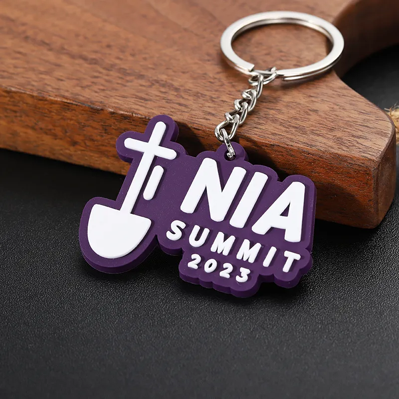 2452-7-Irregular letter namesCustomized PVC keychain