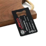 3442-2-Black color spray magnet card stainless steel bottle opener
