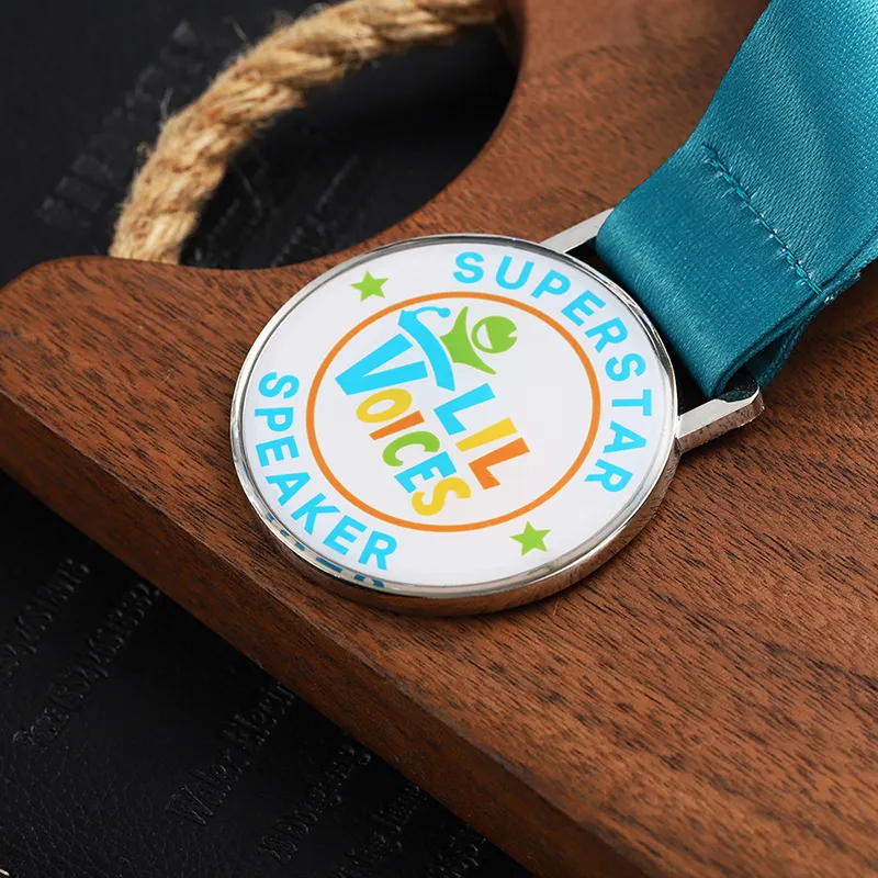 1349-7-Circular Sticker Dropping Medal