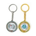 2282-2-Sterling Group enamel rotating keychain