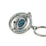 2282-3-Sterling Group enamel rotating keychain