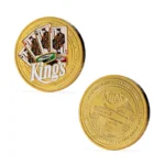 2519-4-Soft enamel spray-painted playing card commemorative coin