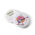 3692-2-Color spray circular inner mouth bottle opener fridge magnet
