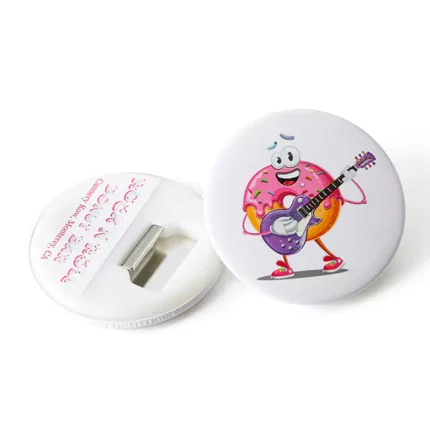 3692-4-Color spray circular inner mouth bottle opener fridge magnet