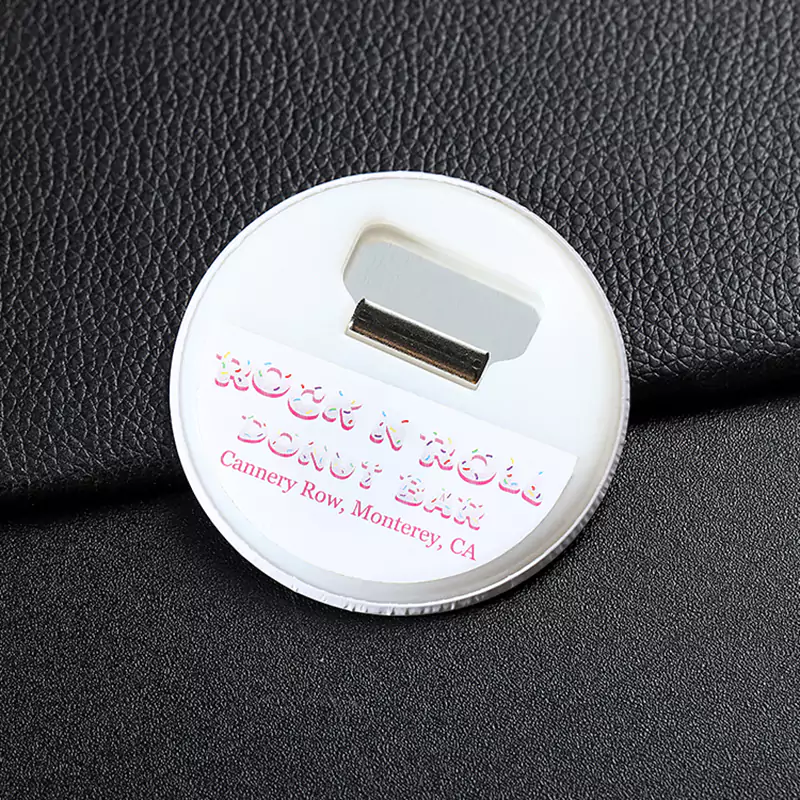 3692-6-Color spray circular inner mouth bottle opener fridge magnet