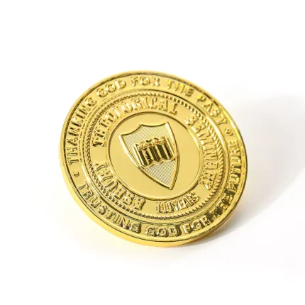 3693-4-Embossed pure electroplating imitation gold fridge magnet