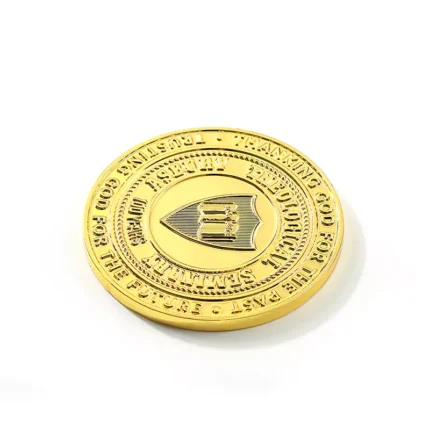 3693-5-Embossed pure electroplating imitation gold fridge magnet