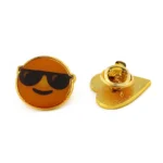 1523-1-Smiling and heart-shaped enamel badge