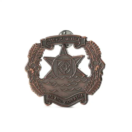 1664-3-Red Antique Copper Die-Casting Pin