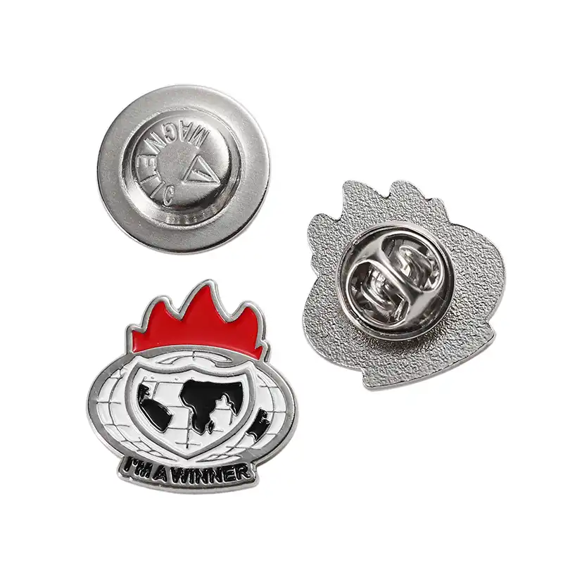 1789-3-Irregular Shaped Enamel Magnet Badge