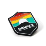 3601-3-High mountain sunrise electrophoresis black five color baking paint refrigerator sticker