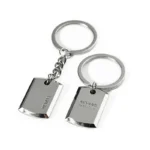 2358-3-Stainless steel engraved silver keychain