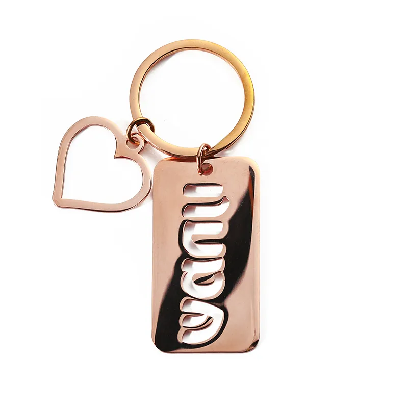 2359-1-Stainless steel rose gold keychain 2359-1-Stainless steel rose gold keychain