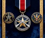 Military Medallions Honoring Service and Sacrifice