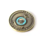 2515-4-Pakistani Air Force Armed 3D Painted Challenge Coin