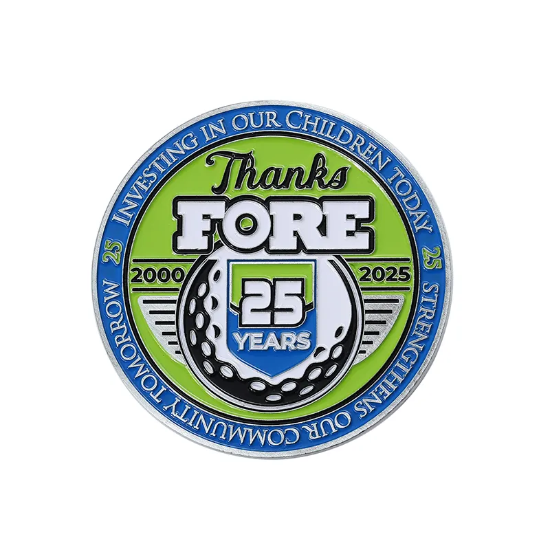 2522-3-SGM Engineering 25th Anniversary Golf Commemorative Coin
