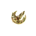 1705-10-Exquisite gilded animal badges