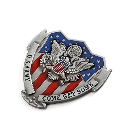5653-10-United States Military Commemorative Shield-shaped Insignia 5653-10-United States Military Commemorative Shield-shaped Insignia