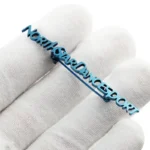1570-1-North Star Dancing Sports Blue Letter Pins Brooch