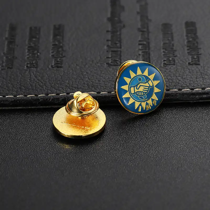 1912-5-Design Logo Gold Metal Custom Enamel Pins