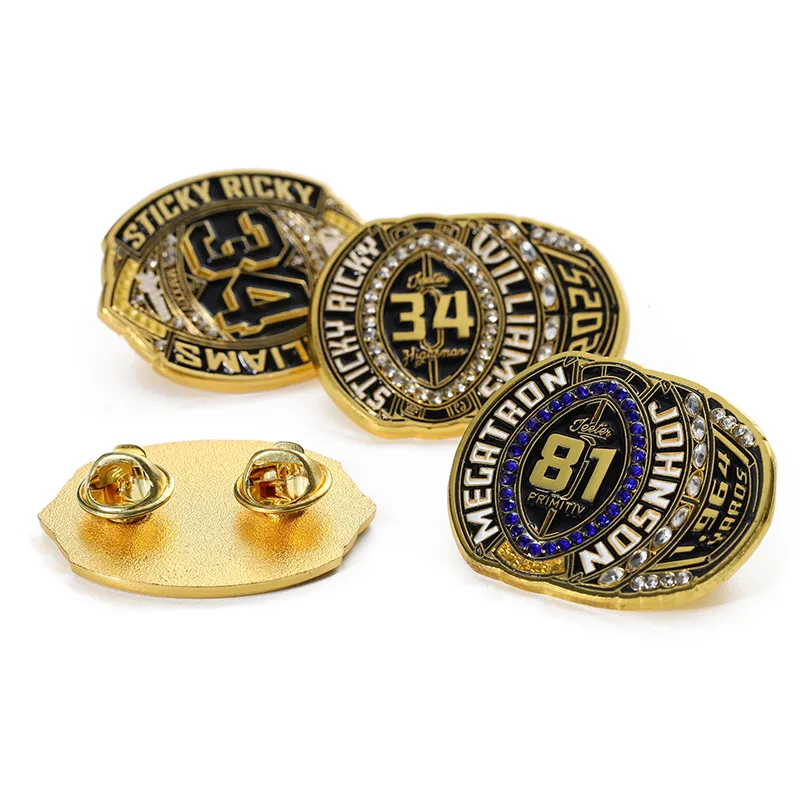 1729-1-Diamond-encrusted number commemorative badge 1729-1-Diamond-encrusted number commemorative badge