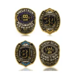1729-3-Diamond-encrusted number commemorative badge