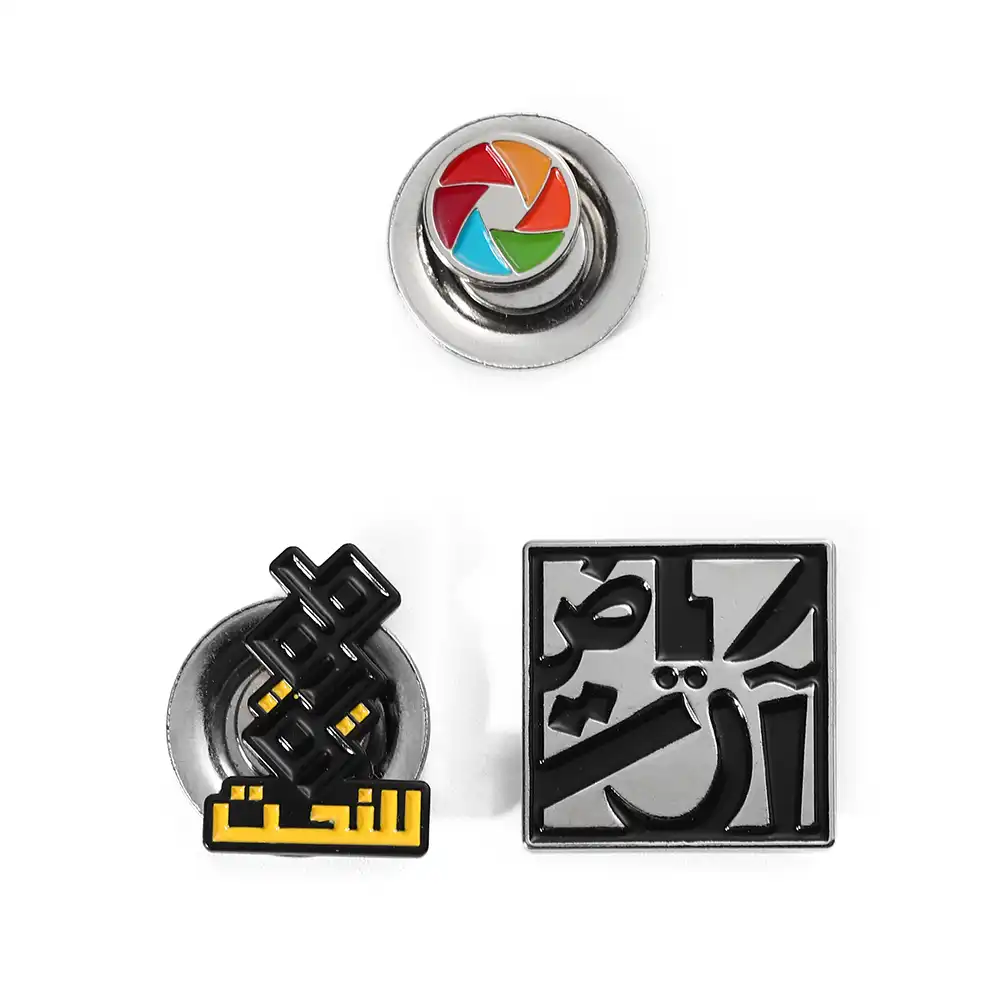 1787-1-Arabic Shaped Soft Enamel Iron Material Pin 1787-1-Arabic Shaped Soft Enamel Iron Material Pin