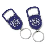 2104-1-Head chef blue lacquered silver bottle opener