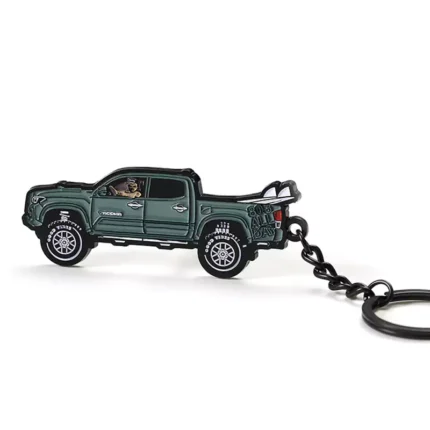 2179-5-Green truck painted and electroplated black special-shaped