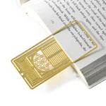 3007-3-Gold-plated hollow book mark