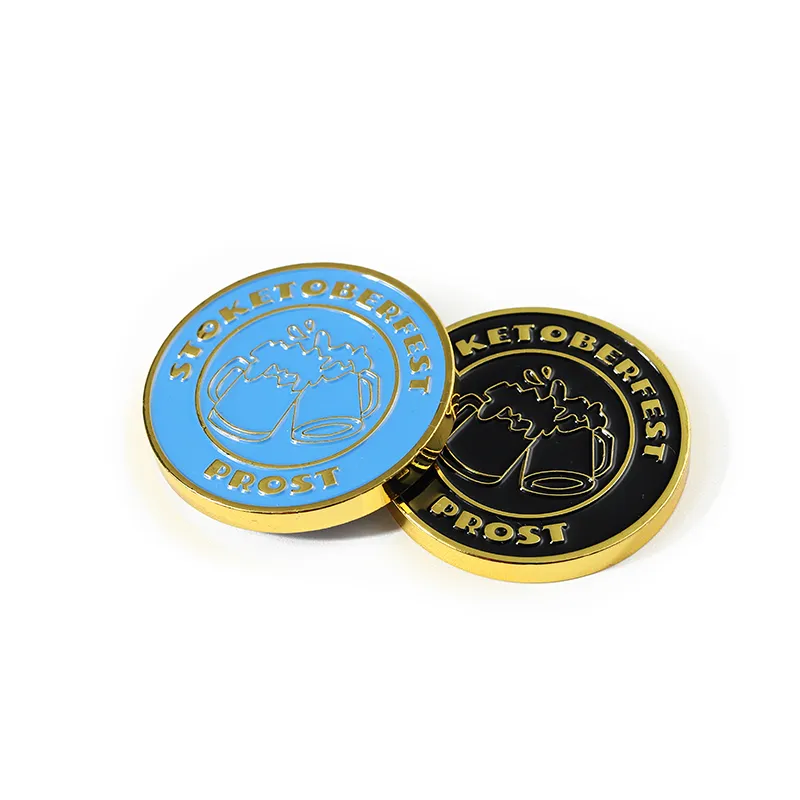 2524-2-Beer Festival Custom Metal Challenge Coin